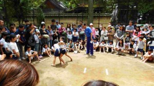 サブ土俵　相撲大会状況②