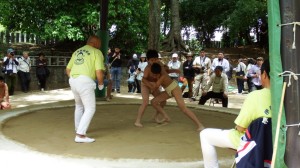 本土俵　相撲大会状況③